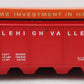 Lionel 6436 Vintage O Lehigh Valley Red 4-Bay Hopper VG/Box