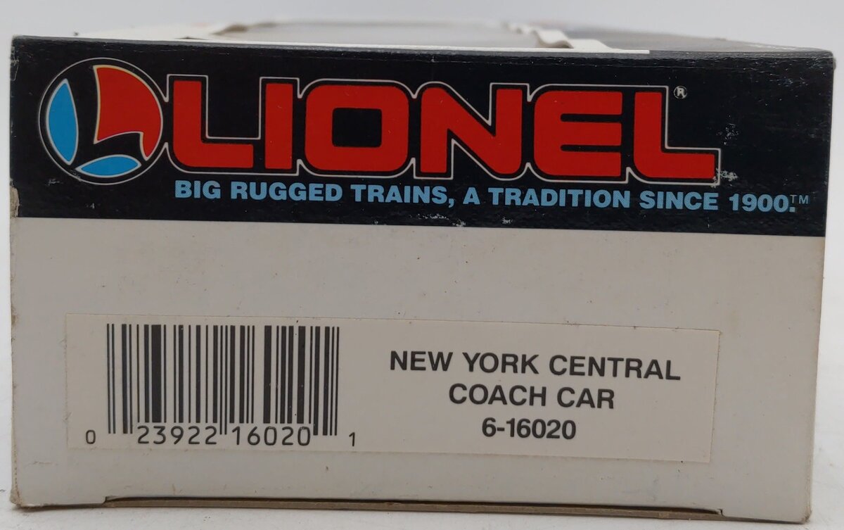 Lionel 6-16020 O Gauge New York Central "Kankakee" Coach Passenger Car EX/Box