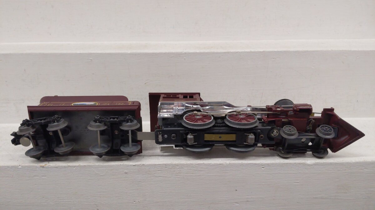 Lionel 6-8004 O Rock Island & Peoria Steam Locomotive & Tender VG