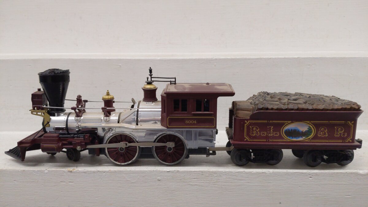 Lionel 6-8004 O Rock Island & Peoria Steam Locomotive & Tender VG