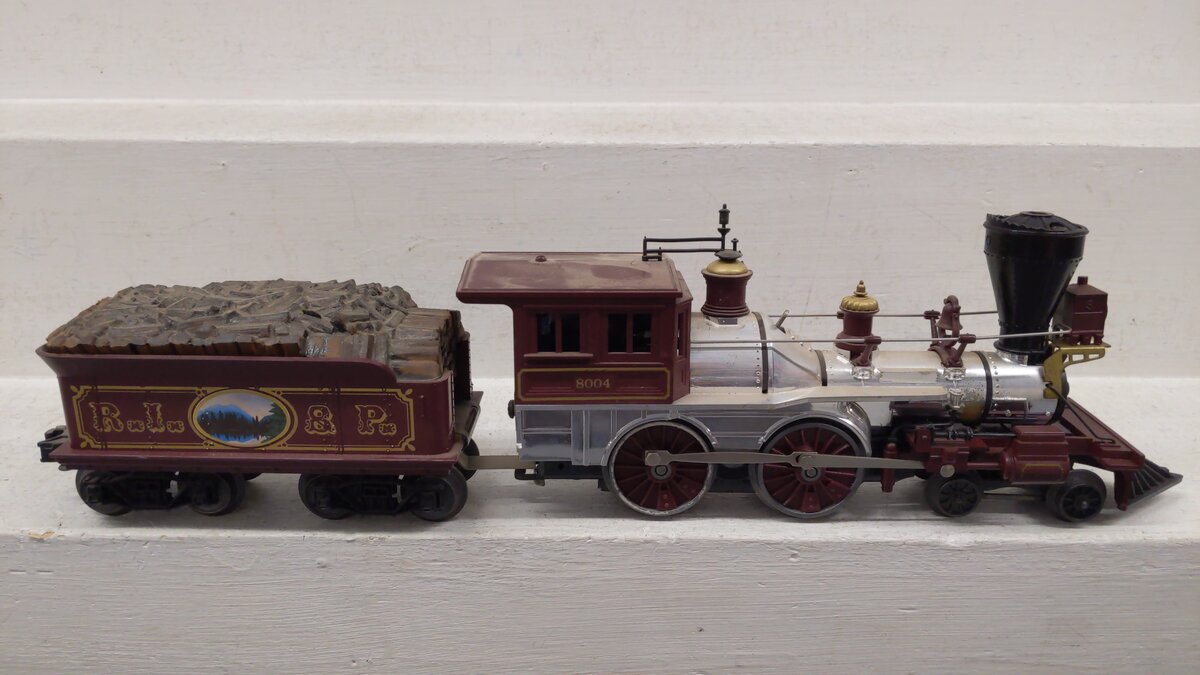 Lionel 6-8004 O Rock Island & Peoria Steam Locomotive & Tender VG