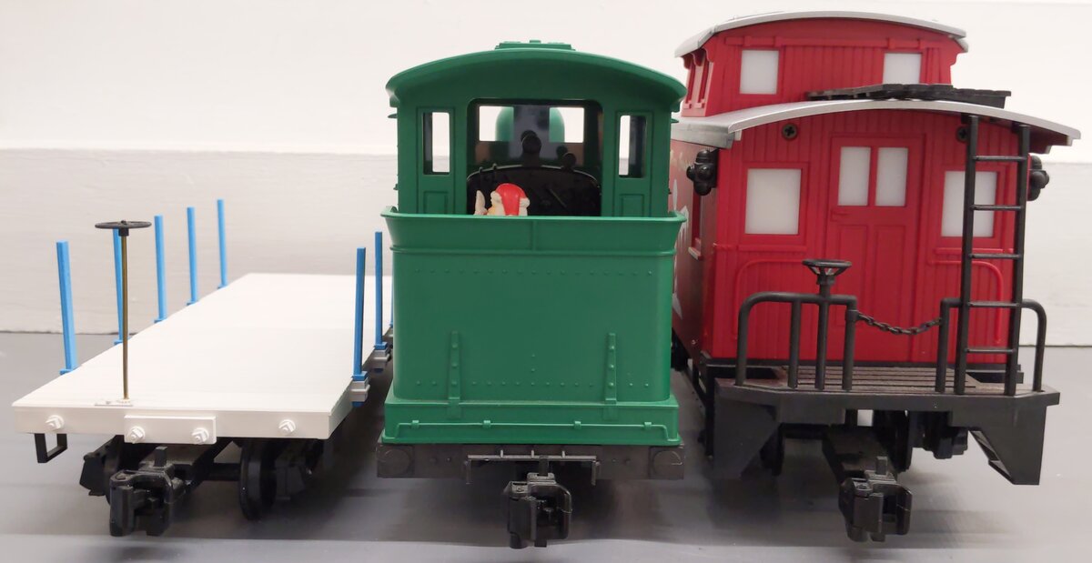 Lionel 8-81004 G Scale North Pole Railroad Steam Train Set VG/Box