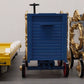 Bachmann 92705 Flatcar with two Tableau Wagons-Metal Wheels EX/Box