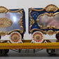 Bachmann 92705 Flatcar with two Tableau Wagons-Metal Wheels EX/Box