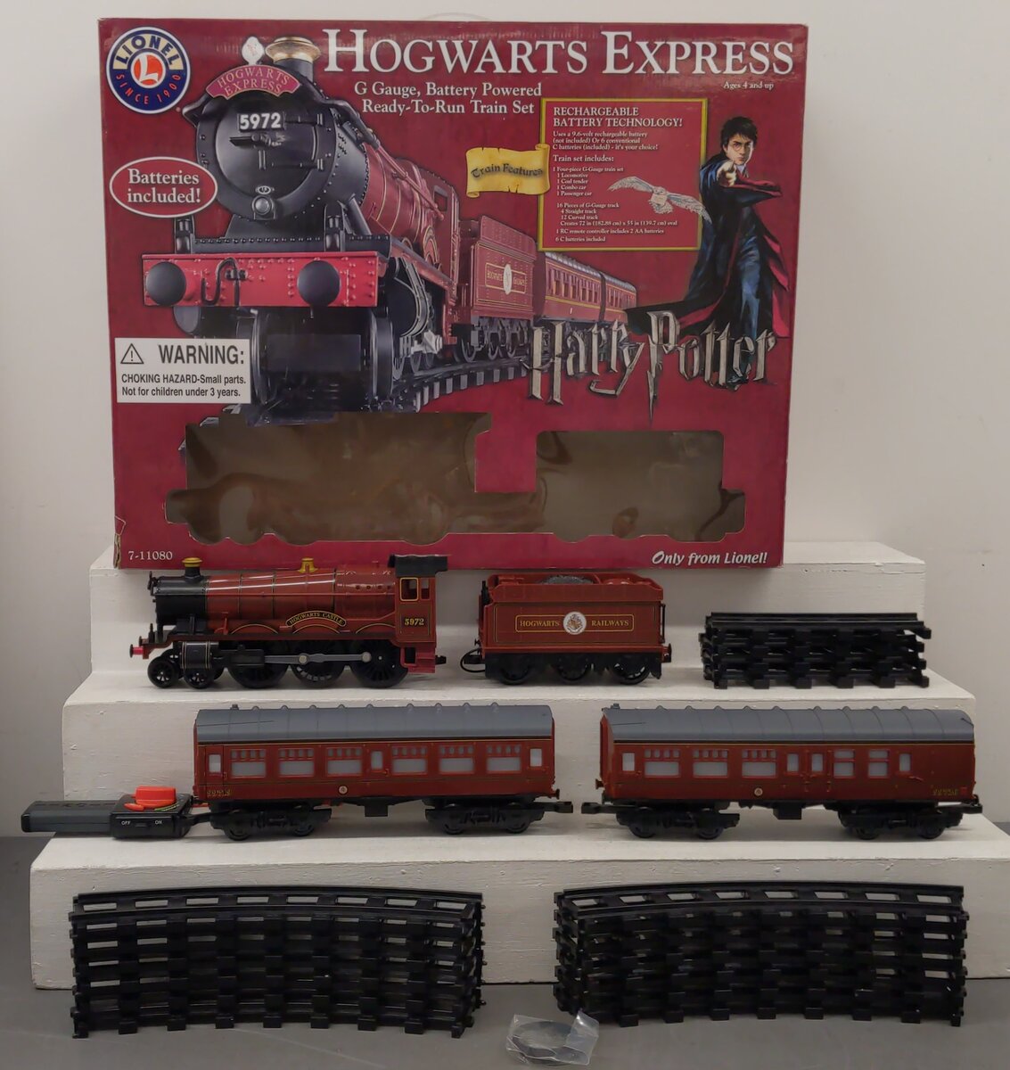 Lionel 7-11080 G Scale Harry Potter Hogwart's Express Steam Train Set LN/Box