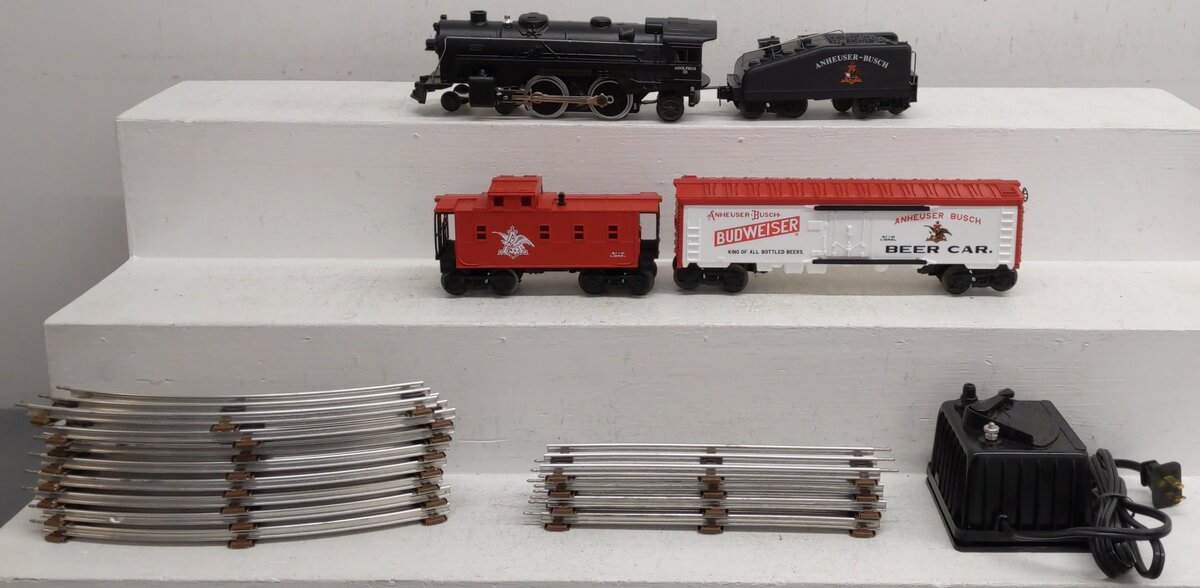 Lionel 6-11775 Anheuser Busch O Gauge Steam Train Set EX/Box