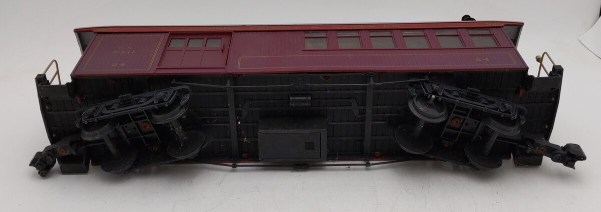Bachmann 24 G Atchison Topeka & Sante Fe US Mail/Combine Car #24 VG