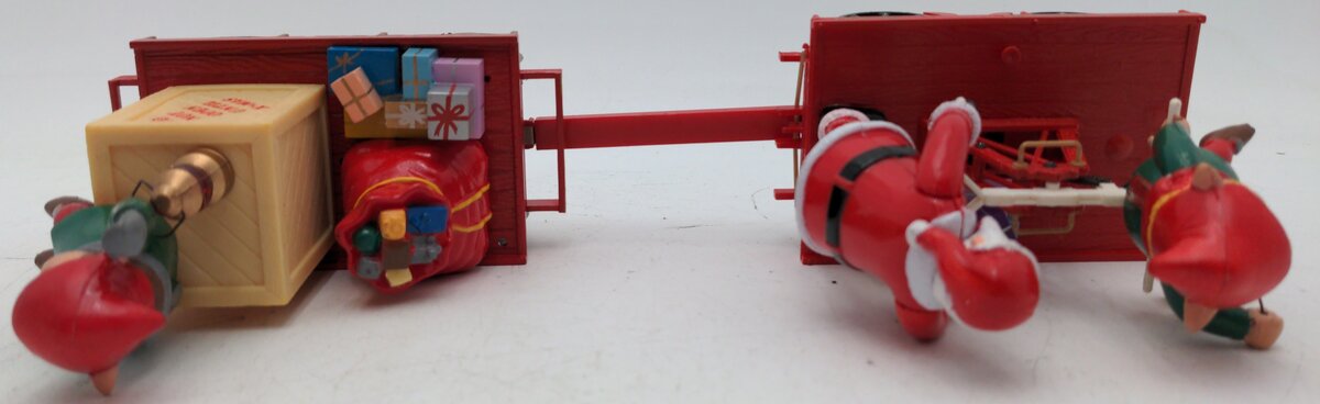 Bachmann 96241 #2 Christmas Handcar w/Santa & Elf - Metal Wheels EX/Box