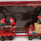 Bachmann 96241 #2 Christmas Handcar w/Santa & Elf - Metal Wheels EX/Box
