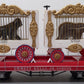 Bachmann 98372 G Scale Circus Flatcar with 2 Animal Cages NIB
