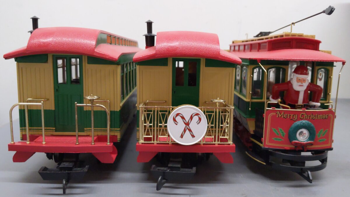 Bachmann 90054 Holiday Special G Gauge Steam Train Set LN/Box