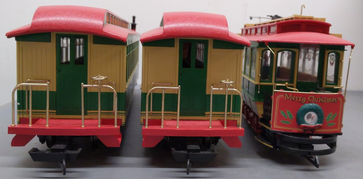 Bachmann 90054 Holiday Special G Gauge Steam Train Set LN/Box