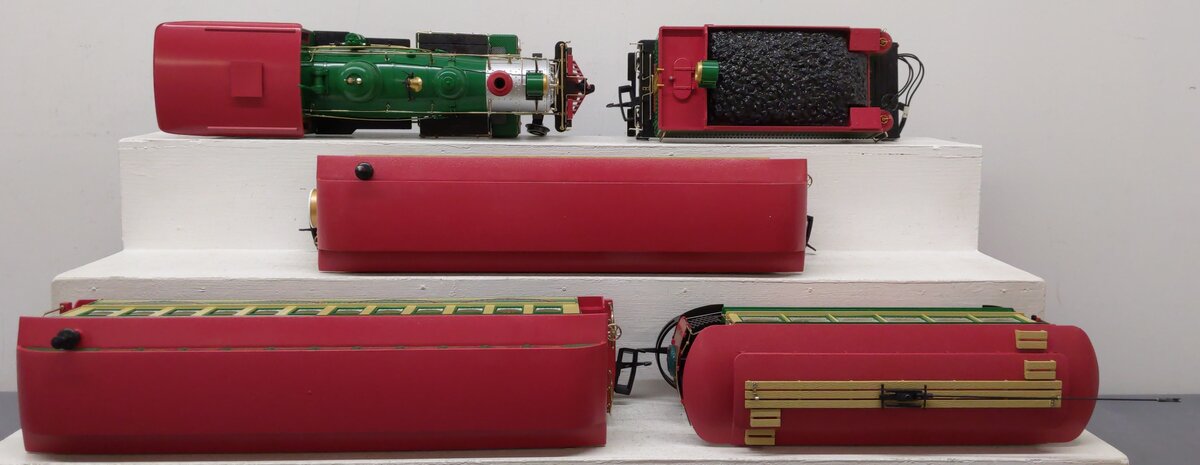 Bachmann 90054 Holiday Special G Gauge Steam Train Set LN/Box