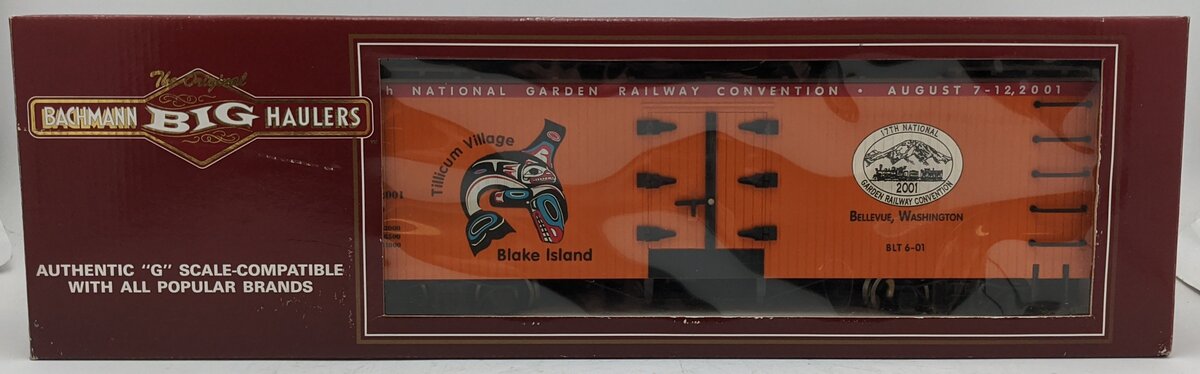 Bachmann 93293 2001 National Garden Railway Convention Reefer Car - Metal Wheels MT/Box