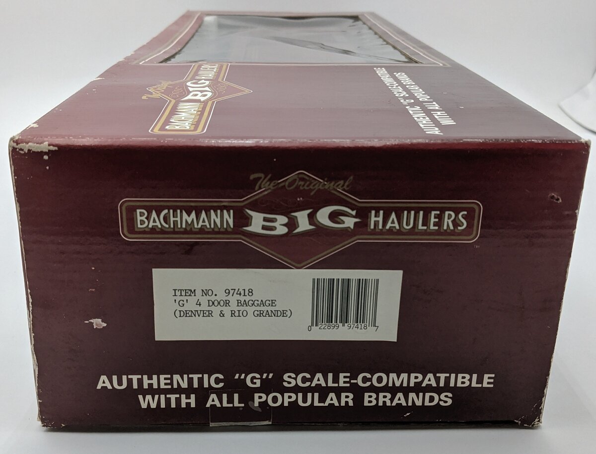 Bachmann 97418 Denver & Rio Grande Four Door Baggage Car NIB