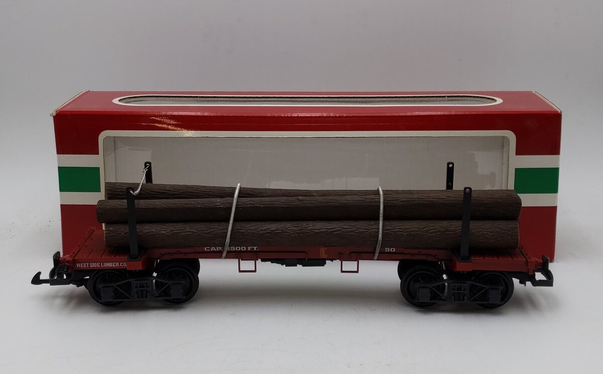 LGB 41660 G Scale Log Car w/Log Load EX/Box
