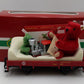 LGB 43100 G Scale Flatcar w/ Red & Green Steiff Bears NIB