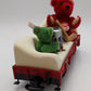 LGB 43100 G Scale Flatcar w/ Red & Green Steiff Bears NIB