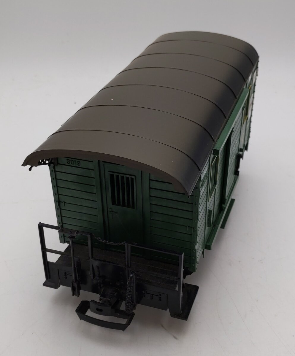 LGB 3019 G Scale Mail Post Car with Lights (Metal Wheels) LN/Box
