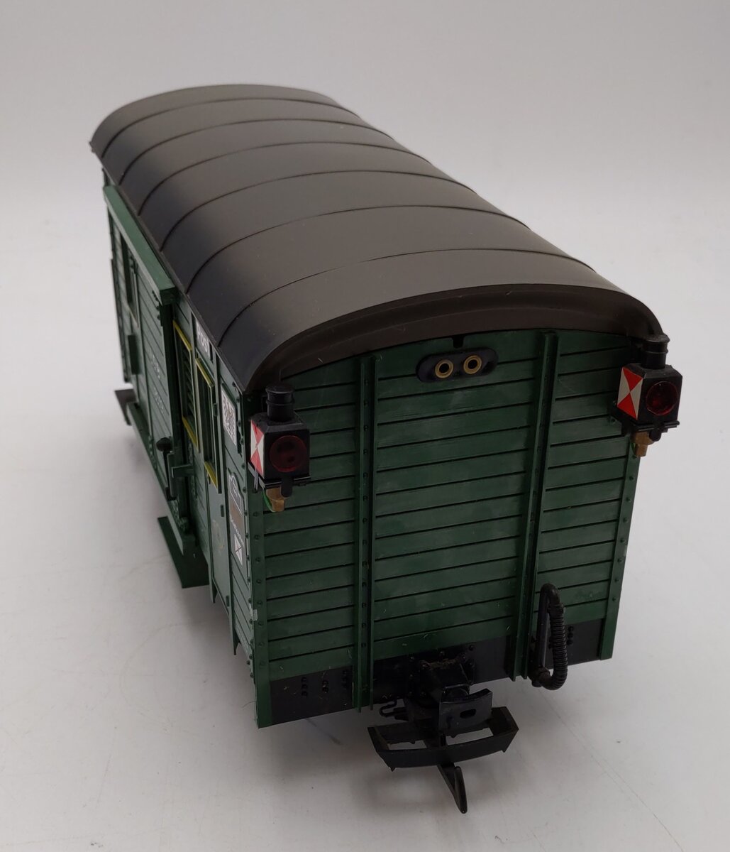 LGB 3019 G Scale Mail Post Car with Lights (Metal Wheels) LN/Box