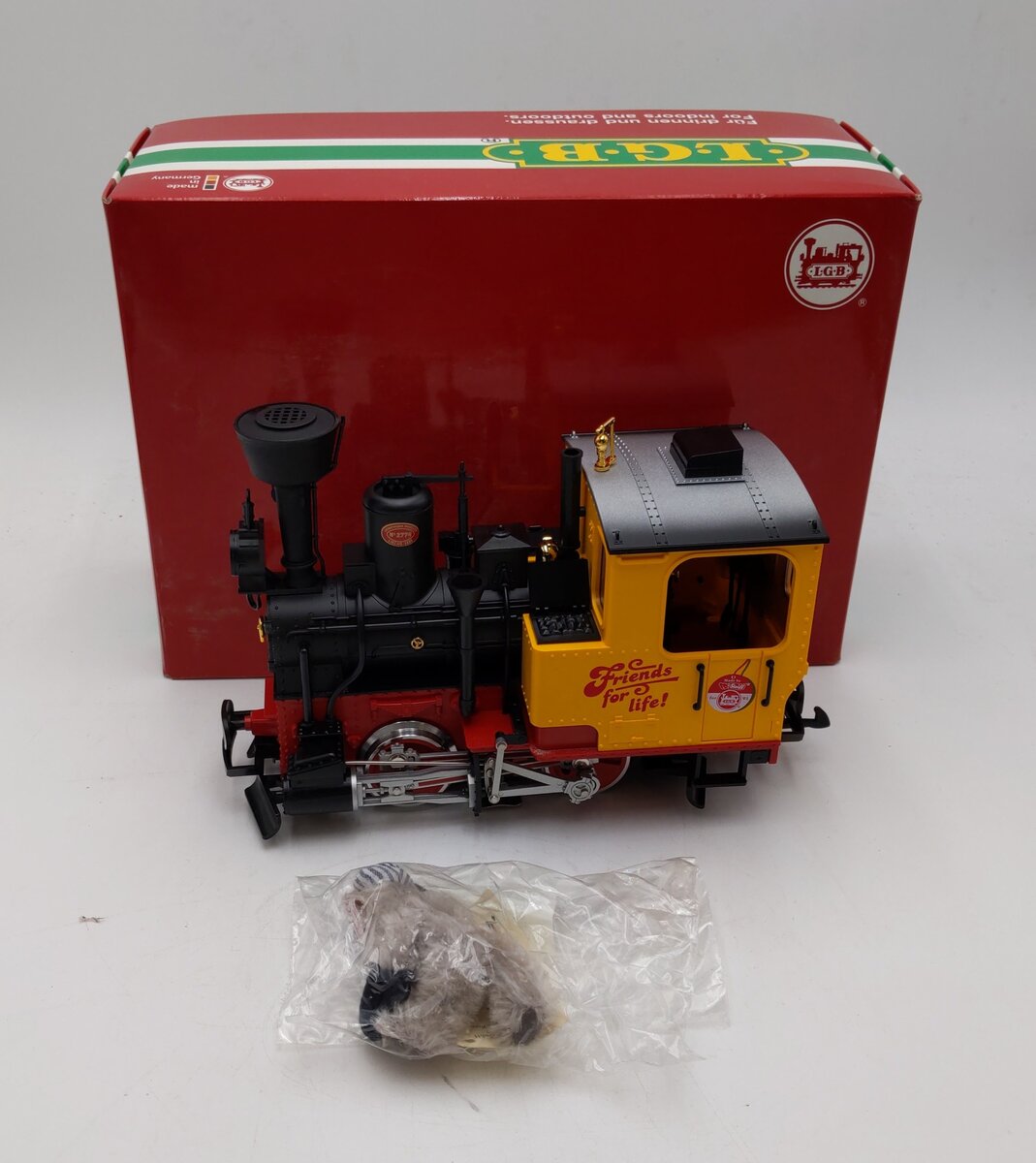 LGB 22212 Friends For Life Steam Locomotive w/ Bear NIB