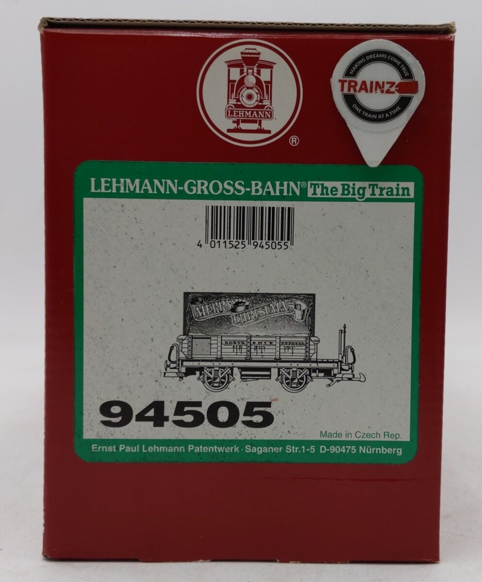 LGB 94505 Toy Train Christmas Gondola LN/Box