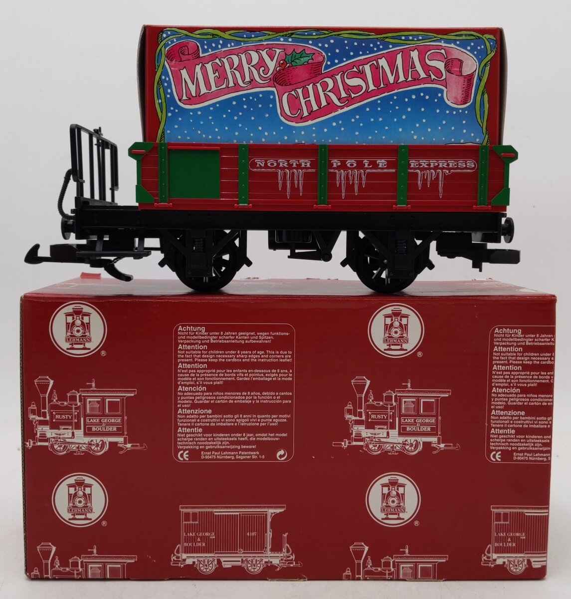 LGB 94505 Toy Train Christmas Gondola LN/Box