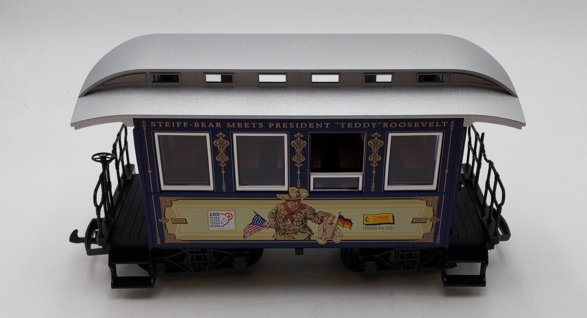 LGB 39073 G Scale Steiff Teddy Bear Passenger Car NIB