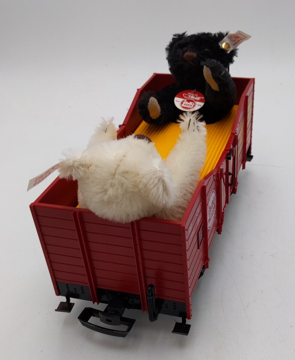 LGB 41220 G Gauge Gondola with 2 Steiff Bears NIB