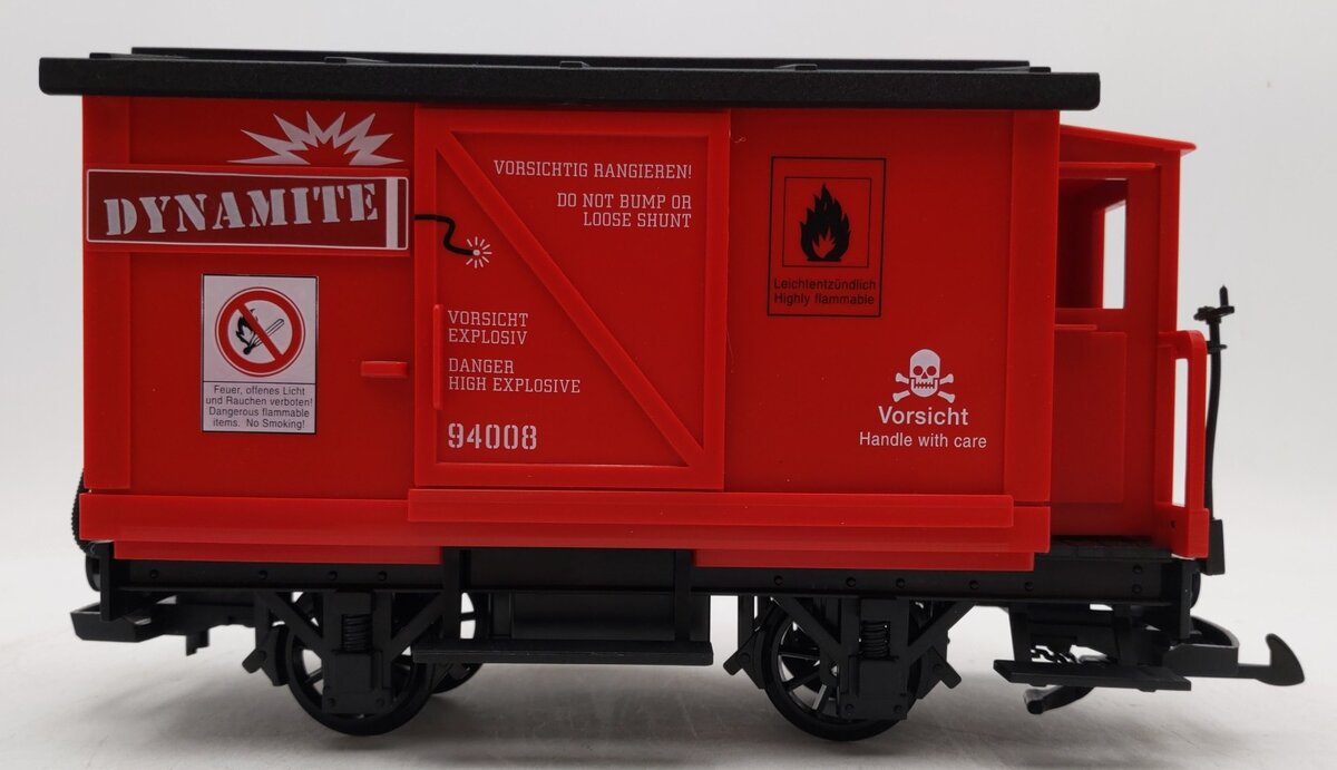 LGB 94008 G Scale Exploding Dynamite Car LN/Box