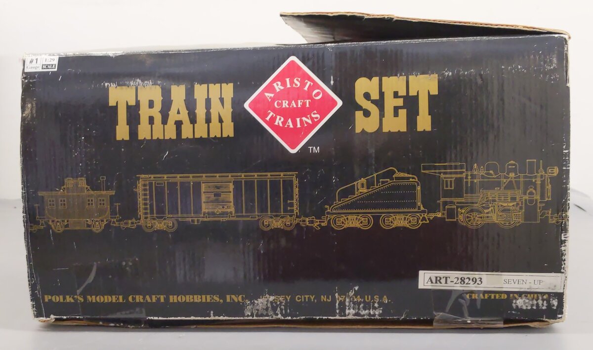 Aristo-Craft 28293 G Scale 7 UP Train Set EX/Box