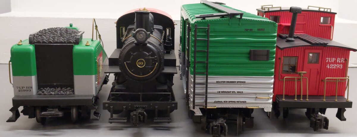 Aristo-Craft 28293 G Scale 7 UP Train Set EX/Box