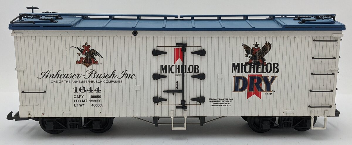 USA Trains 1644 G Scale Anheuser Busch Reefer/Box