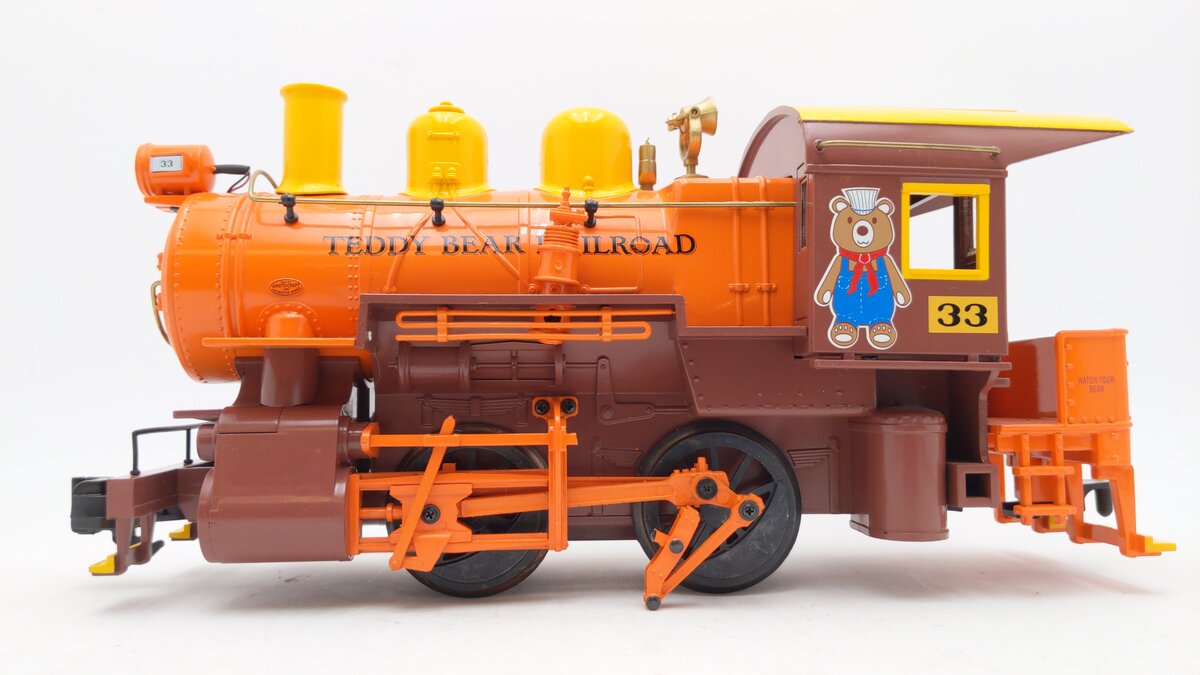 Aristo-Craft 28033 Teddy Bear 0-4-0 G Gauge Steam Freight Starter Train Set EX/Box