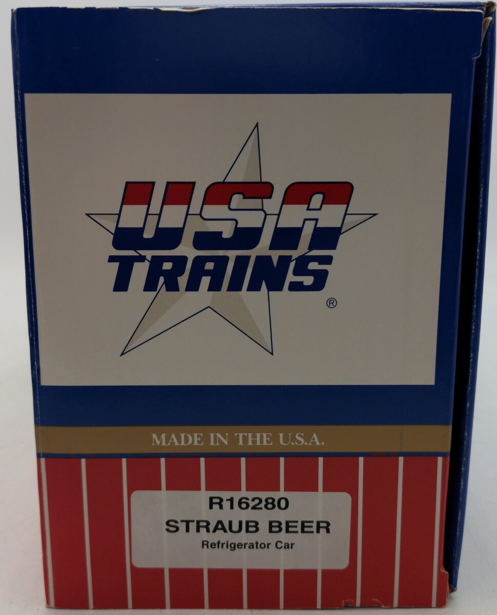USA Trains 16280 G Straub Beer Wood Refrigerator Car with Trussrod Underframe EX/Box