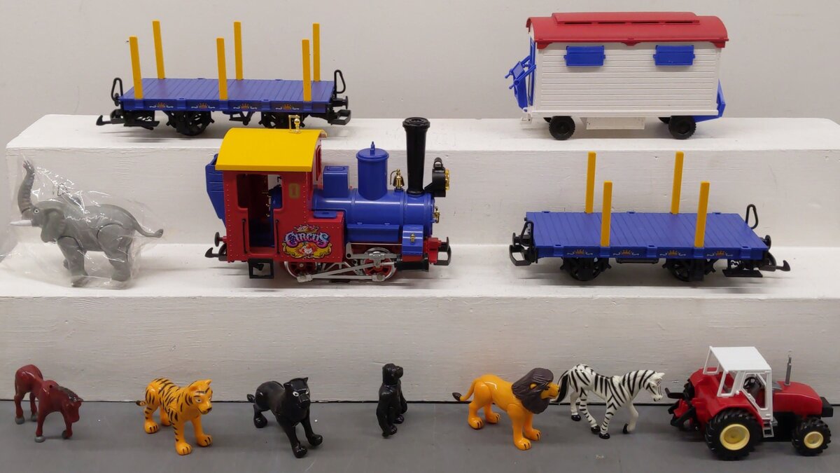 LGB 92788 G Scale Steam Locomotive Circus Starter Set VG/Box