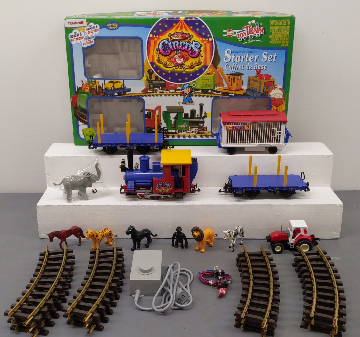 LGB 92788 G Scale Steam Locomotive Circus Starter Set VG/Box