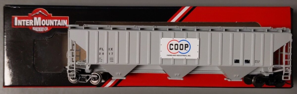 InterMountain 672304-02 N Farmland Industries Trinity Rib-Side Hopper #2817 LN/Box