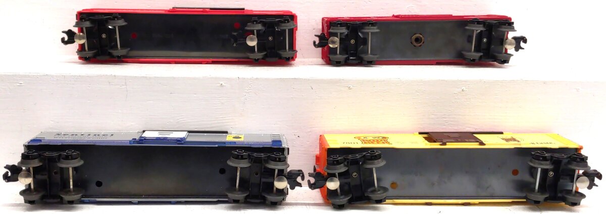Lionel O Gauge Assorted Boxcars: 9420, 7801, 19217, 9280 [4] VG
