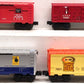Lionel O Gauge Assorted Boxcars: 9420, 7801, 19217, 9280 [4] VG
