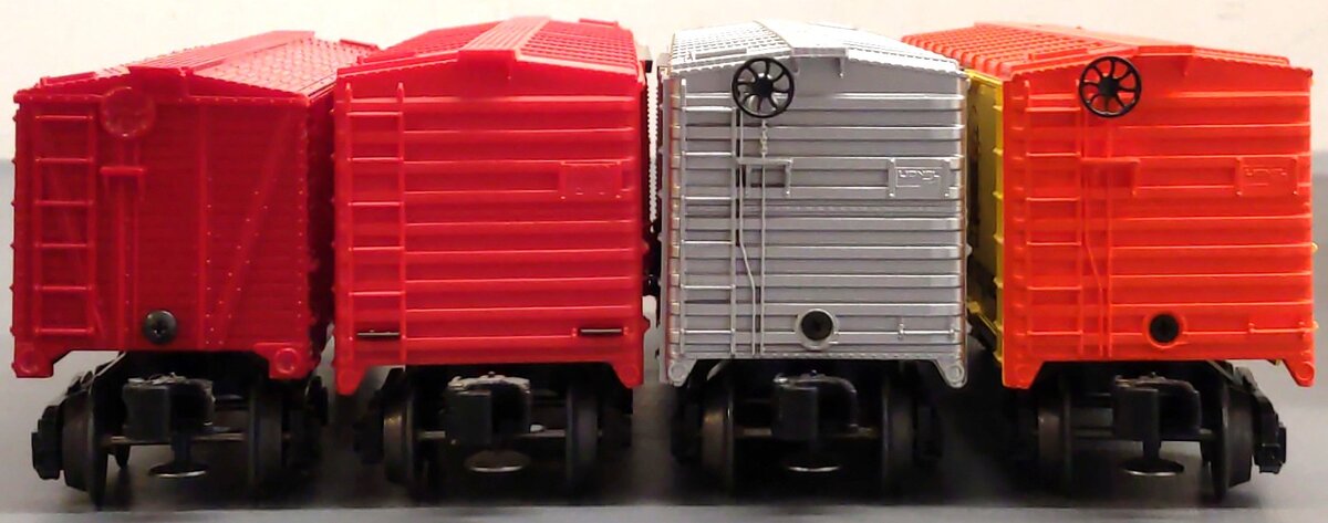 Lionel O Gauge Assorted Boxcars: 9420, 7801, 19217, 9280 [4] VG