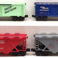 Lionel O Gauge Assorted Boxcars & Hoppers: 9771, 9401, 9119, 19311 [4] EX