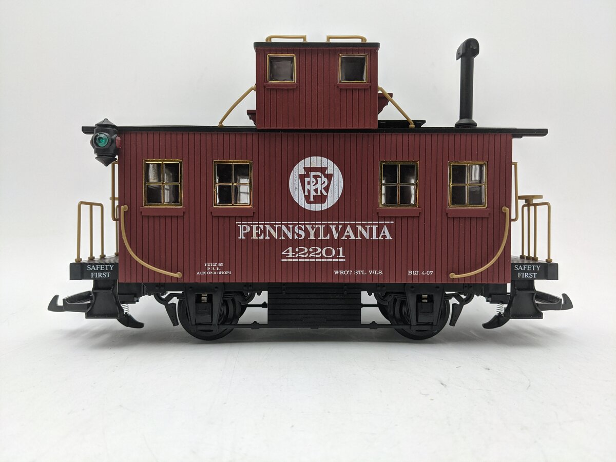 REA 42201 G Scale Pennsylvania Railroad Caboose EX/Box