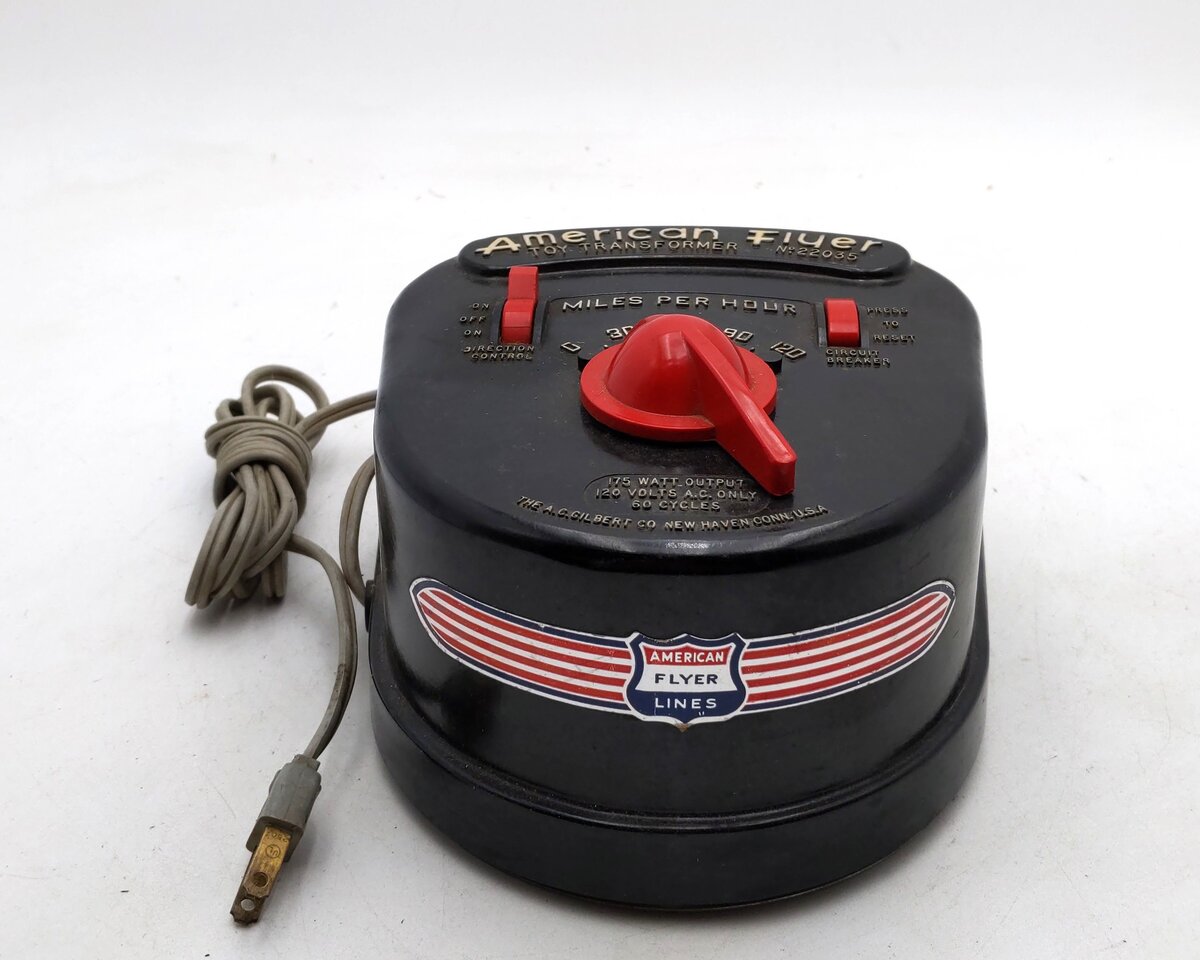 American Flyer 22035 Vintage S 175 Watt Train Transformer VG