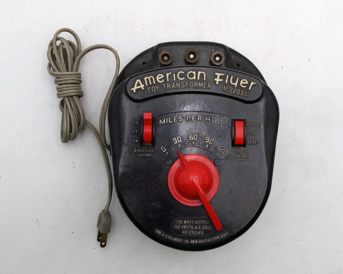 American Flyer 22035 Vintage S 175 Watt Train Transformer VG