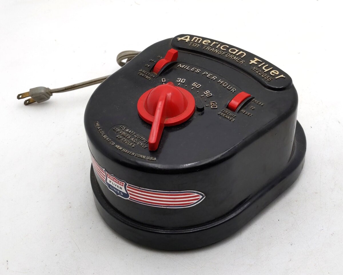 American Flyer 22035 Vintage S 175 Watt Train Transformer VG