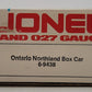 Lionel 6-9438 O Gauge Ontario Northland Box Car EX/Box