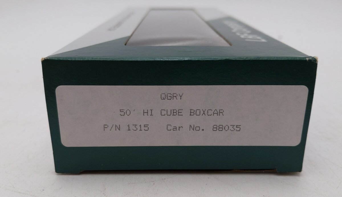 LBF 1315 HO QGRY Rail 50' Hi Cube Boxcar #88035 LN/Box