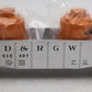 Lionel O Gauge Denver & Rio Grande Western Gondola w/ Load #812487 EX