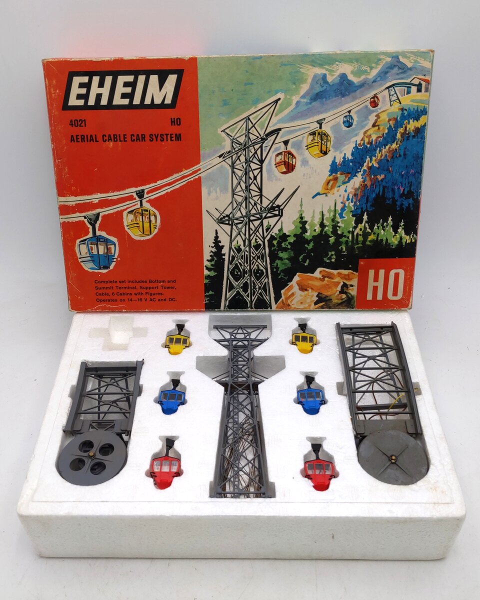 Eheim 4021 HO Scale Aerial Cable Car System EX/Box